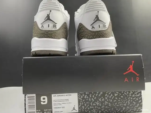 Cheap TBK 3 Air Jordan Retro 136064-122 (2018) Mocha 0511